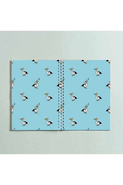 Pelikan Tasarım Spiralli A5 96 Yaprak Çizgisiz Defter Pytkdt0216