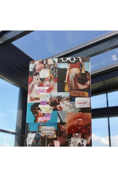 Pop Art Amerikan Cilt Tel Dikiş A5 96 Yaprak Çizgisiz Defter Pytkdt0144 - Resim 3