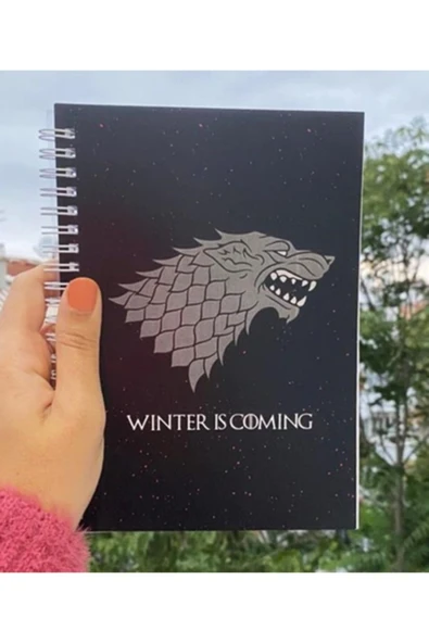 Game Of Thrones Stark Targaryen 2 Li Defter Spiralli A5 96 Yaprak Çizgisiz Tasarım Defter Pytkdt092 - 5