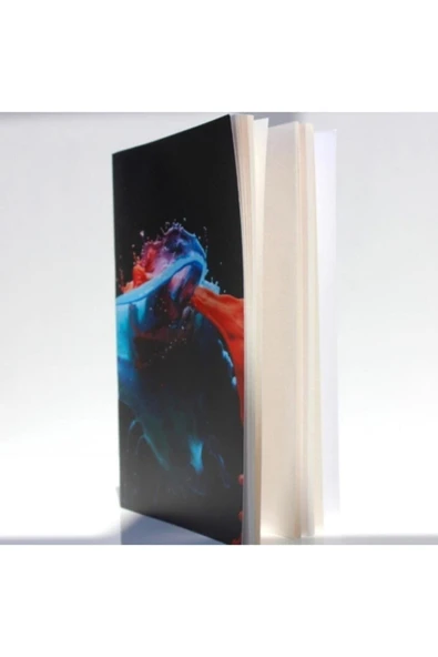 Desenli Amerikan Cilt Tel Dikiş A5 96 Yaprak Çizgisiz Defter Pytkdt0138 - 2