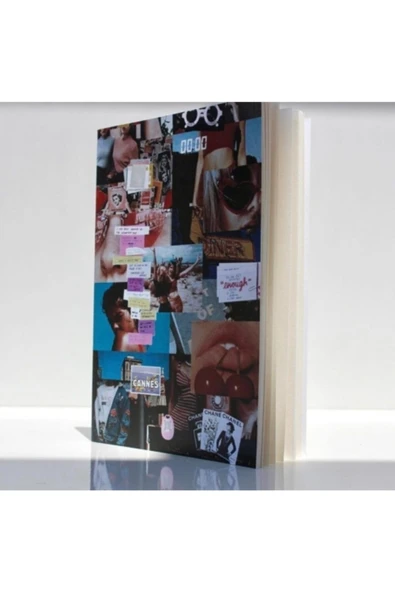 Pop Art Amerikan Cilt Tel Dikiş A5 96 Yaprak Çizgisiz Defter Pytkdt0144 - Resim 2