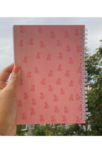 Feminist Feminism Spiralli A5 96 Yaprak Çizgisiz Tasarım Defter Pytkdt085 - Resim 3