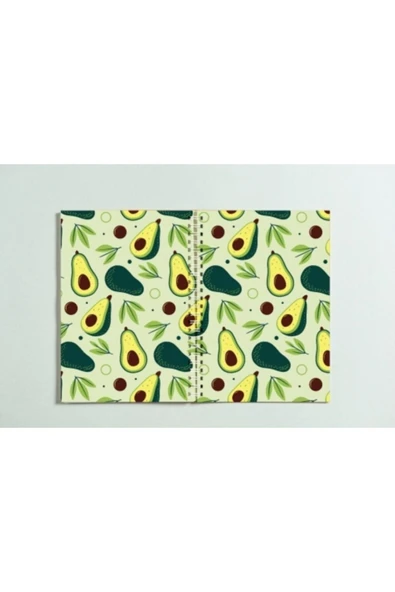 Avokado Spiralli A5 96 Yaprak Çizgisiz Tasarım Defter Pytkdt077 ürün görseli
