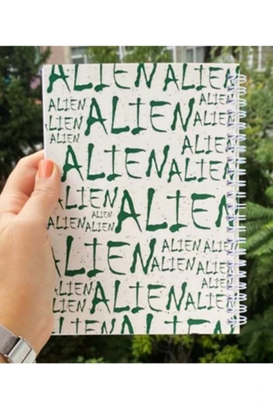 Alien Spiral Telli A5 96 Yaprak Çizgisiz Tasarım Defter Pytkdt069 - 2