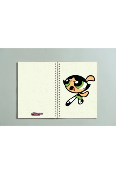 Powerpuff Girls Blossom Bubbles Buttercup A5 96 Yaprak Çizgisiz Bff 3lü Tasarım Defter Pytkdt0131 - 4