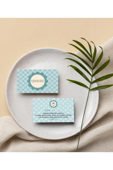 50 Adet Çift Yön Kargo Paketleme Teşekkür Kartı Thank You Cart PYTKTSKK53 - 4