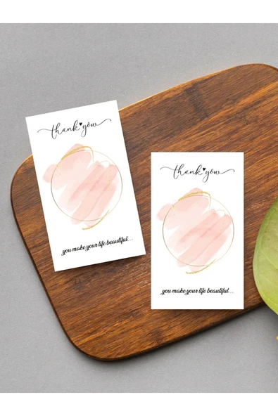 30 Adet Desenli Takı Kartı Paketleme Kolye Küpe Kartı PYTKTKKRT10 - 2