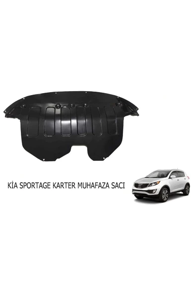 Kia Sportage 2010-2016 Metal Karter Muhafaza Koruma Sacı (metal) - 1