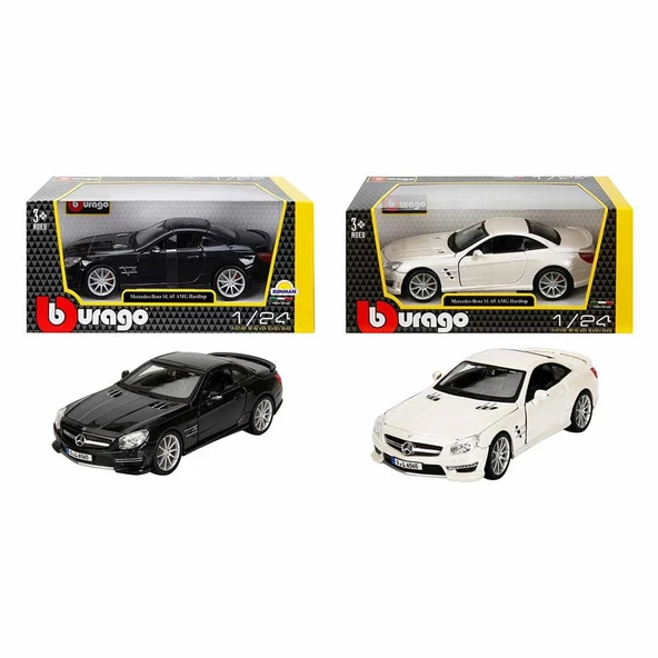 1:24 Mercedes Benz SL 65 AMG Hardtop Model Araba