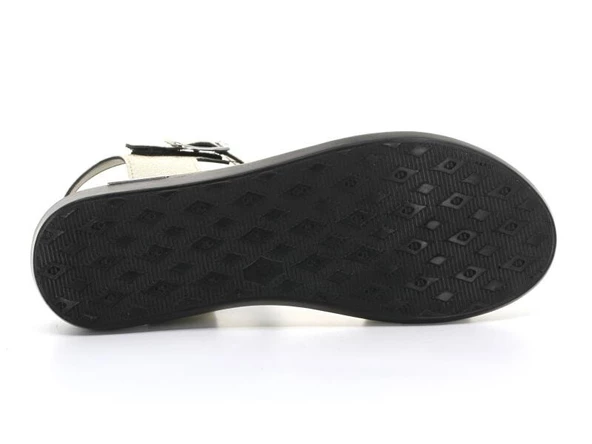 Voga Zenne 1300-158 Kutulu Üç Bant Sandalet Altın - 3