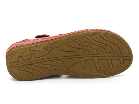 Foxter Zenne 694 Monta Derin Kutulu Sandalet Kırmızı - 3