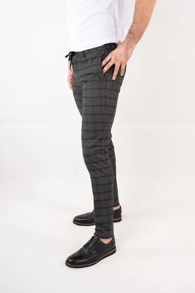 ECER KARELİ İPLİ ERKEK PANTOLON - 3