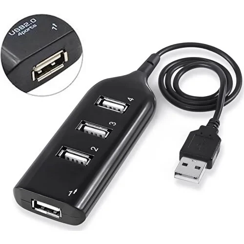 Wozlo 4 Port USB Çoğaltıcı Çoklayıcı Hub USB 2.0 Çoklama Pc Laptop AA119