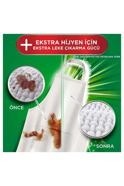 Ariel Oxi Beyazlara Özel Aqua Pudra Toz Çamaşır Deterjanı 3 Kg - Resim 5