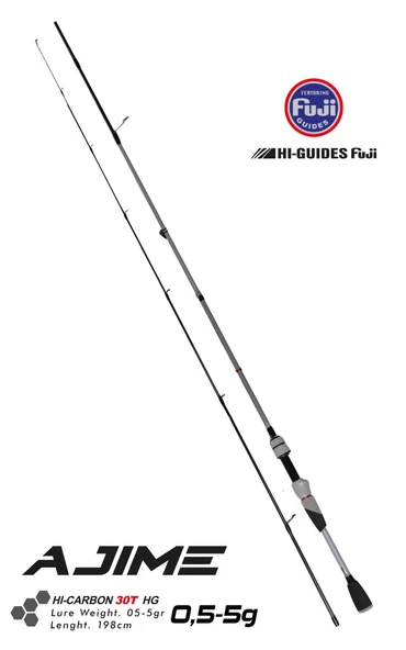 Fujin Ajime 198cm 05-5gr Lrf Kamışı