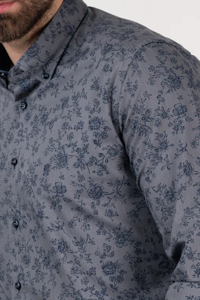 ECER DESENLİ ERKEK GÖMLEK - 4