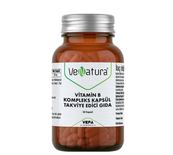 Venatura Vitamin B Kompleks 30 Kapsül