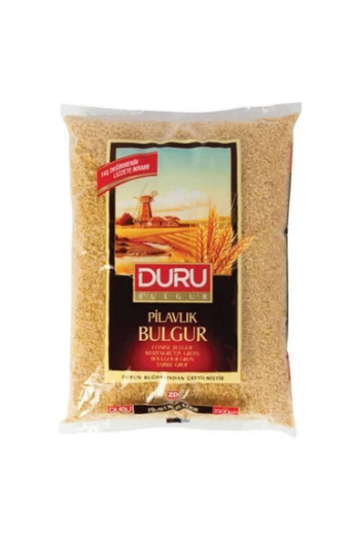 Duru Pilavlık Bulgur 2500 Gr. (BAKLİYAT)