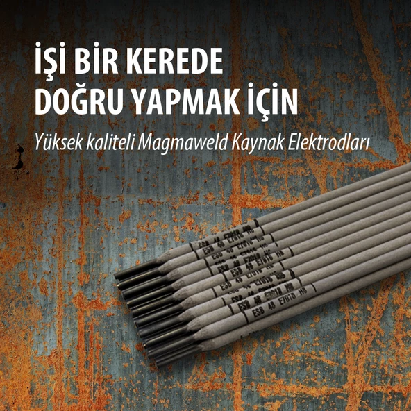 Magmaweld EI 316 2,5 x 250 Paslanmaz Krom Elektrod 80 Adet - Resim 3