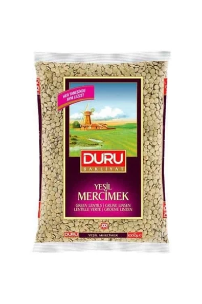 Duru Yeşil Mercimek 1000 gr