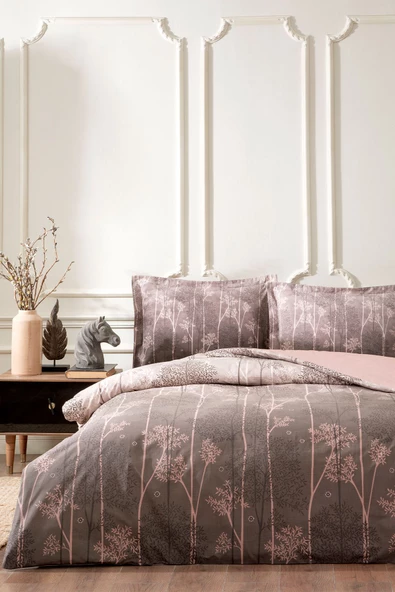 Özdilek Marrom Tek Kişilik Lastikli Fitted Çarşaf Nevresim Takımı 160 x 220 - 2
