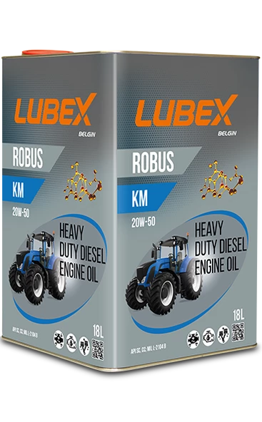 LUBEX ROBUS KM 20W-50 TENEKE 18LT MOTOR YAĞI