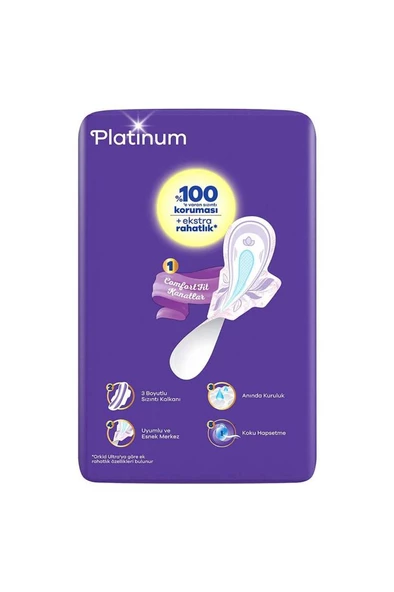 Orkid Platinum Gece & Gündüz (boy 3) 24 Adet Hijyenik Ped - Resim 5