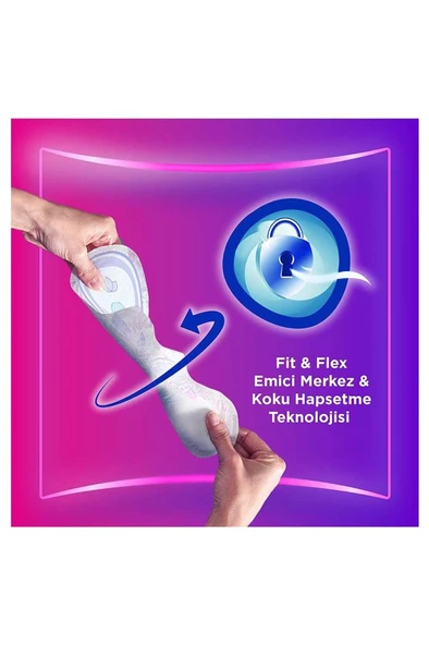 Orkid Platinum Gece & Gündüz (boy 3) 24 Adet Hijyenik Ped - Resim 6