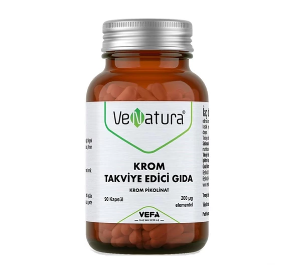 Venatura Krom Takviye Edici Gıda 90 Kapsül