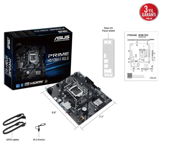 ASUS PRIME H510M-F R3.0 INTEL H470 LGA1200 DDR4