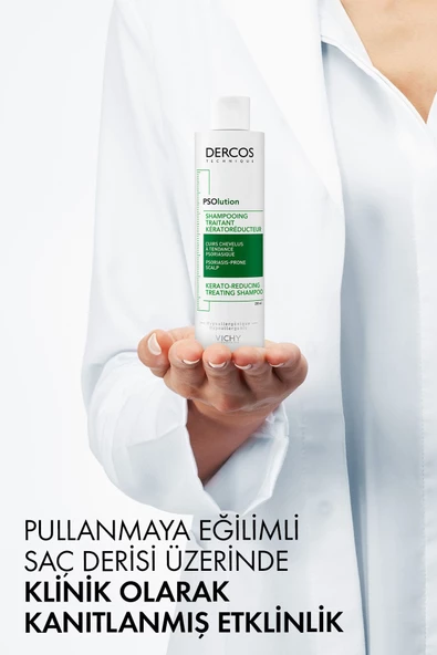 Vichy Dercos Psolution Şampuan Pullanmaya Karşı Soyucu Etki 200 ml - 5
