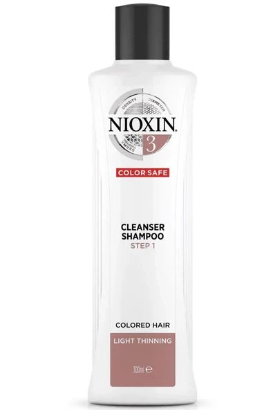Nioxin System 3 - Boyalı Hafif İnce Saçlar İçin Kalınlaştırıcı Şampuan 300ML
