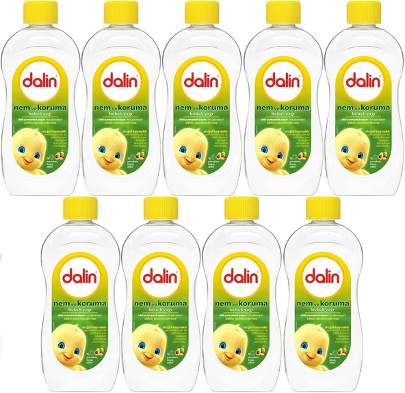 Dalin Bebek Yağı 300ML Nem ve Koruma (Avokado) (9 Lu Set)