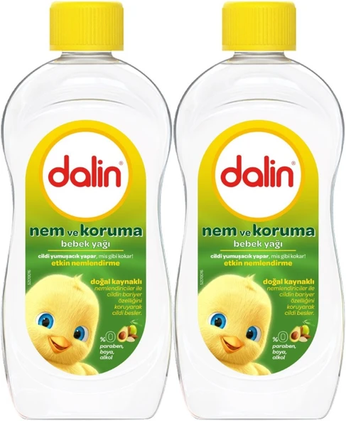 Dalin Bebek Yağı 300ML Nem ve Koruma (Avokado) (2 Li Set)