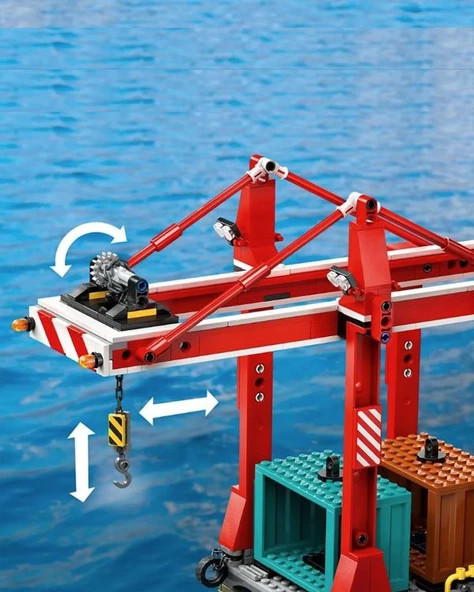 Lego City Yük Gemili Liman 60422 - 2