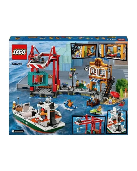 Lego City Yük Gemili Liman 60422 - 4