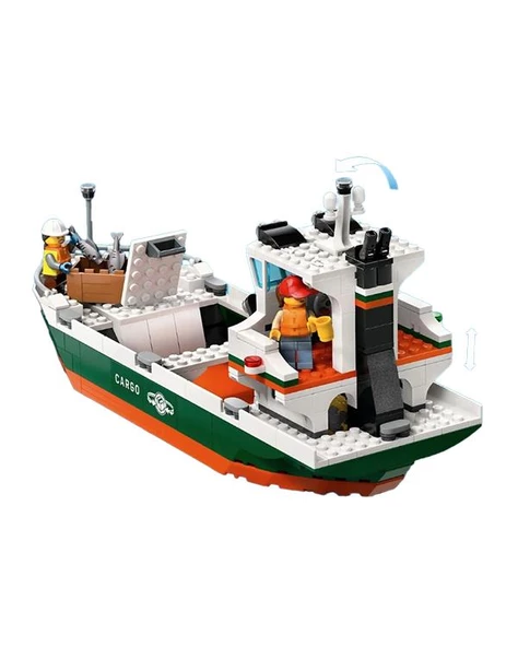 Lego City Yük Gemili Liman 60422 - 3