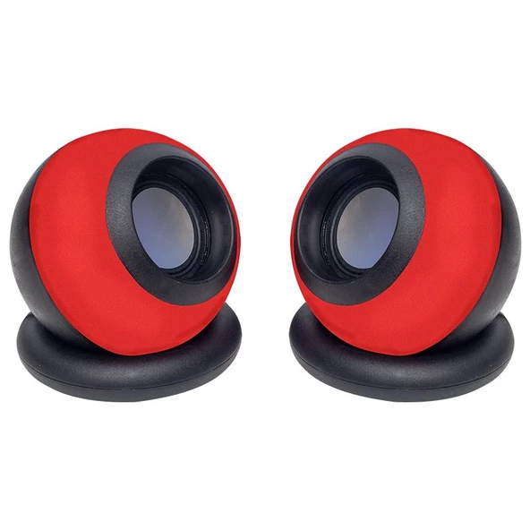Magicvoice D-08L 1+1 Usb Mini Oval Hoparlör (3W+3W*4 OHM) - 2