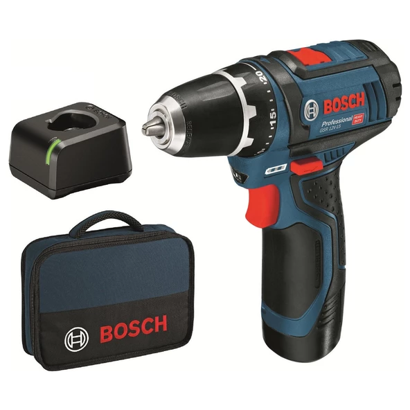 Bosch GSR 12V-15 Vidalama Makinesi