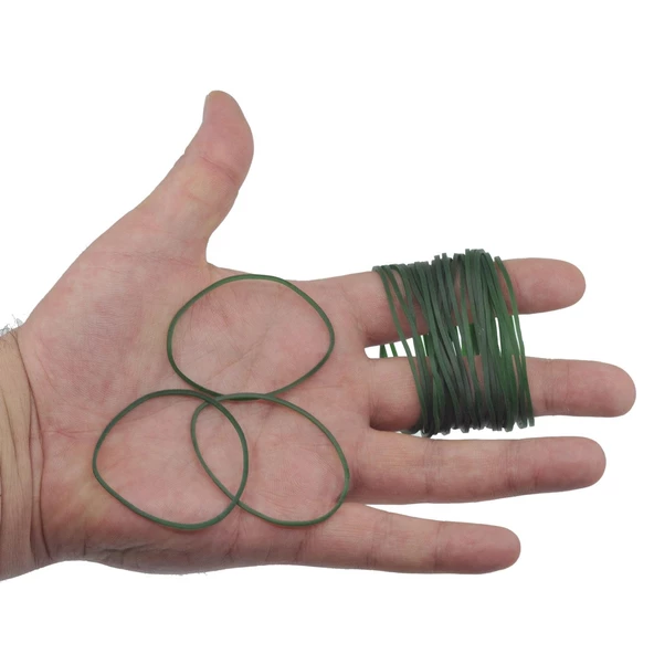 500 Adet 70mm Yeşil Para Lastiği - Resim 4