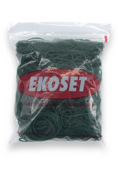 500 Adet 70mm Yeşil Para Lastiği - Resim 2