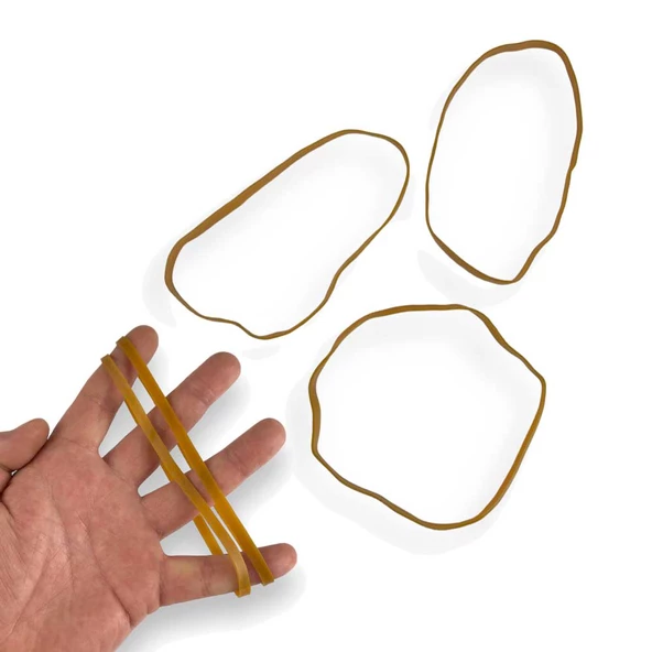 15 cm Kalın Paket Lastiği 200 Adet 150x5mm - Resim 3