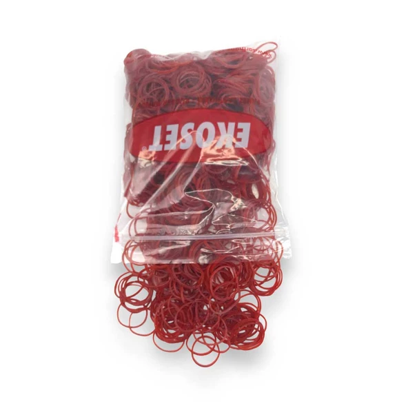 Toptan Kırmızı Toka Lastiği 12 Kg - 2