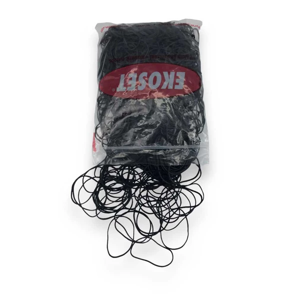Siyah Para Lastiği 5 Paket 500 Gr - Resim 2
