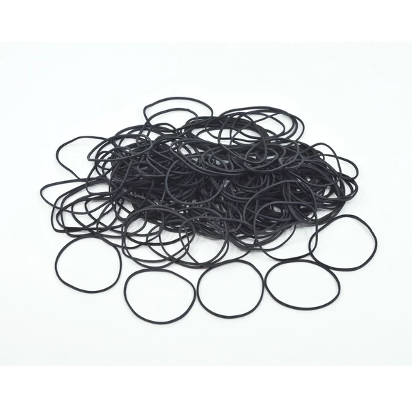 Siyah Para Lastiği 5 Paket 500 Gr - Resim 6