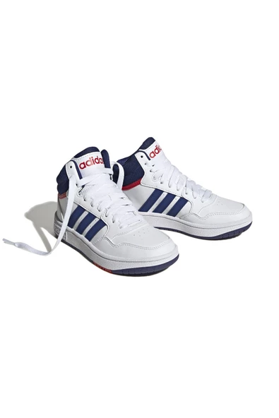 ADİDAS ÇOCUK SPOR AYAKKABI HOOPS 3.0 MID K GZ9647 - 3