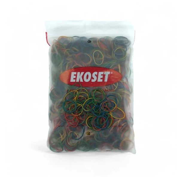 Renkli Küçük Paket Toka Lastiği 4 Renk 40mm 1000 Adet - 5
