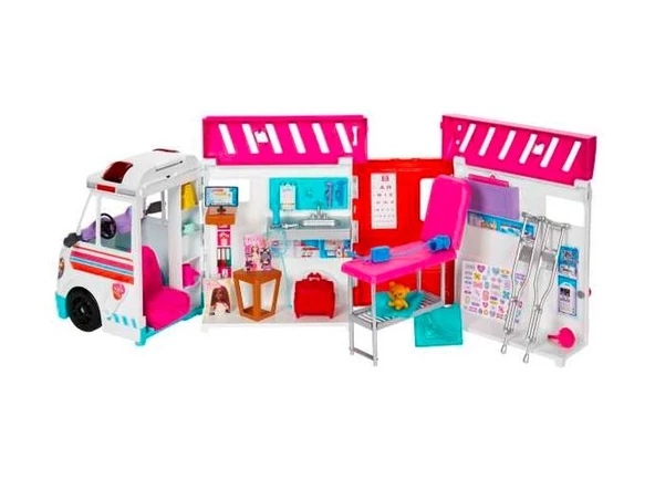 Barbie'nin Yeni Ambulansı HKT79 Lisanslı Ürün ürün görseli