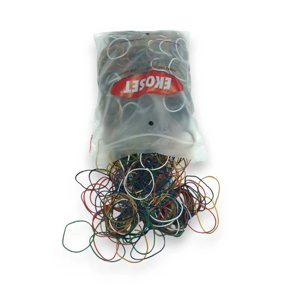 Renkli Paket Para Lastiği Karışık 6 Renk 70mm 10.000 Adet - Resim 9