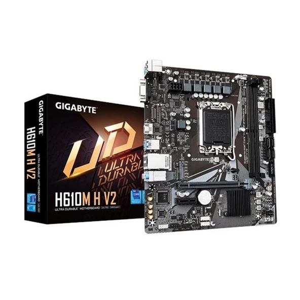 GIGABYTE H610M H v2 DDR5 HDMI PCIe 16X v4.0 1700p mATX